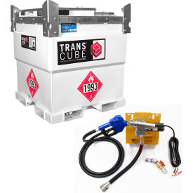 Western Global 251 Gallon TransCube Diesel Transportable Fuel Storage Tank 12V / 15GPM Pump Kit