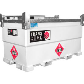 Western Global 552 Gallon TransCube Diesel Transportable Fuel Storage Tank with Fuel Gauge