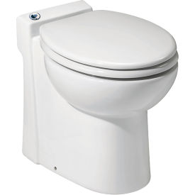 Distribution Point 23 Saniflo Sanicompact Macerating Dual Flush Toilet Set image.