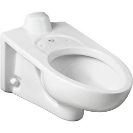 American Standard 3353101.02 American Standard Low Flow 3353101.020 Elongated Flush Valve Toilet W/Everclean, 1.1 - 1.6 GPF image.