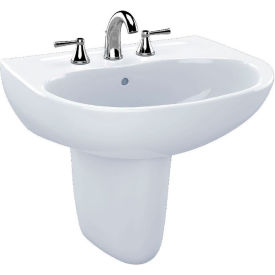Toto® LHT241.4G-01 Supreme® Wall Mount Lavatory Sink Cotton White