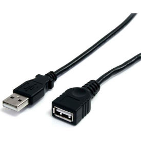 StarTech.com 6 ft. Black USB 2.0 Extension Cable A to A - M/F