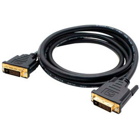 ADDON COMPUTER DVID2DVIDDL6F AddOn® 6 ft. DVI-D Male to Male Cable, Black image.