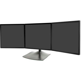 Ergotron 33-323-200 Ergotron® Horizontal Triple-Monitor Desk Stand image.