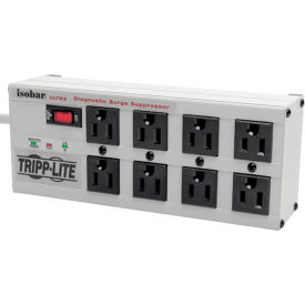 Trippe Lite ISOBAR825ULTRA Tripp Lite Isobar Ultra Surge Protector, 8 Outlets, 12A, 3840 Joules, 25 Cord image.