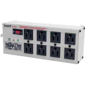 Trippe Lite ISOTEL8ULTRA Tripp Lite Isobar Ultra Surge Protector, 8 Outlets, 12A, 3840 Joules, Tel/Fax/Modem, 12 Cord image.