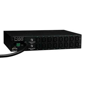 Tripp Lite PDUMH30NET Digital Power Distribution Unit 120V Switched RM w/ Plug Retention 30A