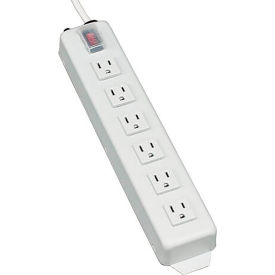 Trippe Lite TLM606NC Tripp Lite TLM606NC Safety Multiple Outlet Strip Metal Housing, 15-Amp,  6 Outlets, 6 Cord image.
