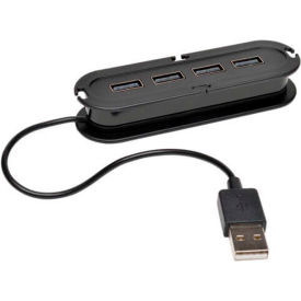 Trippe Manufacturing Company U222-004-R Tripp Lite 4-Port USB 2.0 Ultra-Mini Compact Hub with Power Adapter image.