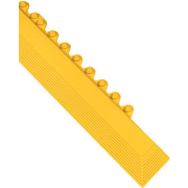 Wearwell® 24/Seven® GR Rubber Male Edge 5/8"" Thick 3.25' Yellow
