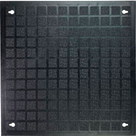 Tennesee Mat Co F01.18x18BK-CS4 Wearwell® FOUNDATION Smooth Tiles 18"L x 18"W, Case of 4 image.