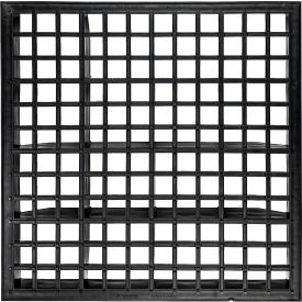 Tennesee Mat Co F02.18x18BK-CS4 Wearwell® FOUNDATION Open Tiles 18"L x 18"W, Case of 4 image.