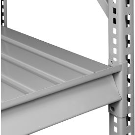 Tennsco Corp BU-4824C-MGY Tennsco Extra Shelf Level For Bulk Storage Rack, Steel Deck, 50"W x 24-1/4"D x 3-5/8"H, Medium Gray image.