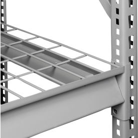 Tennsco Corp BU-4836W-MGY Tennsco Extra Shelf Level For Bulk Storage Rack, Wire Deck, 50"W x 36-1/4"D x 3-5/8"H, Medium Gray image.
