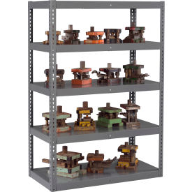 Global Industrial B2354983 Global Industrial 5 Shelf, Heavy Duty Boltless Die Shelving, Starter, 36-5/8"W x 18-5/8"D x 72"H image.