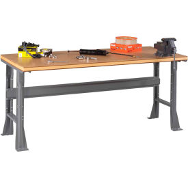 Tennsco Corp WB-1-3048C-MGY Tennsco Workbench with Flared Leg, 48 x 30", Compressed Wood Square Edge image.