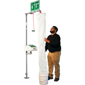 Hughes® Safety Shower Test Kit w/ Bucket & Shower Sock Polyethylene/PVC