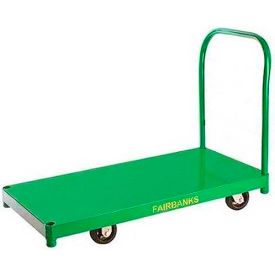 Fairbanks All Steel Platform Truck SD-98-2448-RTE-411-24 - 24"" x 48"" - 8"" Rubber Wheels - 1200 Lb.