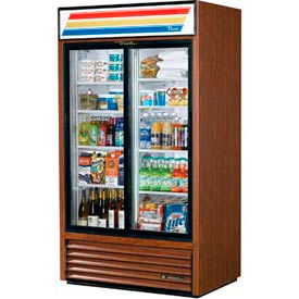True Food Service Equipment Inc GDM-37-HC-LD True® GDM-37-LD Refrigerated Merchandiser 2 Section - 43-1/2"W X 29-5/8"D X 78-5/8"H image.