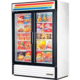 True Food Service Equipment Inc GDM-49F-HC-TSL01 True® GDM-49F Freezer Merchandiser 2 Section - 54-1/8"W X 29-7/8"D X 78-5/8"H image.