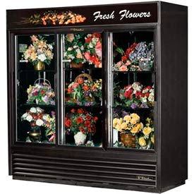 True Food Service Equipment Inc GDM-69FC-HC-LD Floral Merchandiser 3 Section - 78-1/8"W x 29-5/8"D x 79-3/8"H - GDM-69FC image.