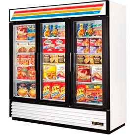 True Food Service Equipment Inc GDM-72F-HC-TSL01 True® GDM-72F Freezer Merchandiser 3 Section - 78-1/8"W X 29-7/8"D X 79-3/8"H image.