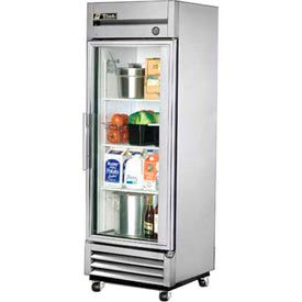 True Food Service Equipment Inc T-19G-HC-FGD01 True® T-19G-LD Reach In Refrigerator 19 Cu. Ft. Stainless Steel image.