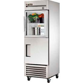 True Food Service Equipment Inc T-23-1-G-1-HC-FGD01 True® T-23-1-G-1 Reach In Refrigerator 23 Cu. Ft. Stainless Steel image.