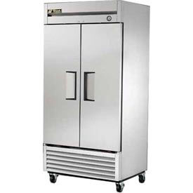 True Food Service Equipment Inc T-35F-HC True® T-Series Reach-In Solid Swing Door Freezer, 35 Cu. Ft., Stainless Steel image.