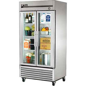 True Food Service Equipment Inc T-35G-HC-FGD01 True® T-35G-LD Reach In Refrigerator 35 Cu. Ft. Stainless Steel image.