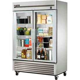 True Food Service Equipment Inc T-49G-HC-FGD01 True® T-49G-HC-FGD01 Reach In Refrigerator 49 Cu. Ft. Stainless Steel image.