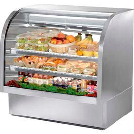 True Food Service Equipment Inc TCGG-48-S-LD True® TCGG-48-S Curved Glass Deli Case - 48-1/4"W X 35-1/4"D X 47-3/4"H image.