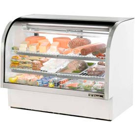 True Food Service Equipment Inc TCGG-60-LD True® TCGG-60 Curved Glass Deli Case - 60-1/4"W X 35-1/4"D X 47-3/4"H image.