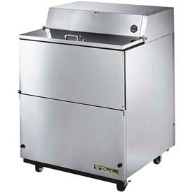 True Food Service Equipment Inc TMC-34-S-SS-HC True® TMC-34-S-SS-HC Mobile Milk Cooler 8 Crates - 34"W X 33-3/8"D X 41-1/2"H image.
