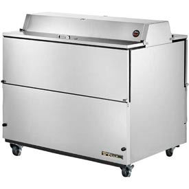 True Food Service Equipment Inc TMC-49-S-DS-HC True® TMC-49-S-DS-HC Mobile Milk Cooler 12 Crates Dual Sided - 49"W X 33-3/8"D image.