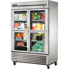 True Food Service Equipment Inc TS-49G-4-HC-FGD01 True® TS-49G-4 Reach In Refrigerator 49 Cu. Ft. Stainless Steel image.