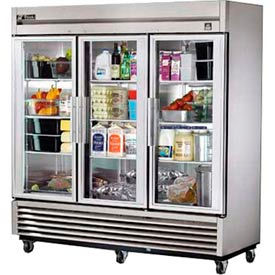 True Food Service Equipment Inc TS-72G-HC-FGD01 True® TS-72G-LD Reach In Refrigerator 72 Cu. Ft. Stainless Steel image.