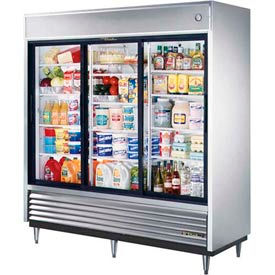 True Food Service Equipment Inc TSD-69G-LD True® TSD-69G-LD Reach In Refrigerator 69 Cu. Ft. Stainless Steel image.