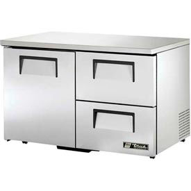 True Food Service Equipment Inc TUC-48D-2-LP-HC Low Pro. Undercounter Refrigerator 33 38°F 48-3/8"W x 30-1/8"D TUC-48D-2-LP image.