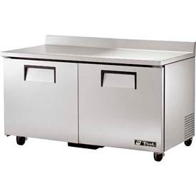 True Food Service Equipment Inc TWT-60-HC Work Top Refrigerator 2 Section - 60-3/8"W x 30-1/8"D x 33-3/8"H - TWT-60 image.