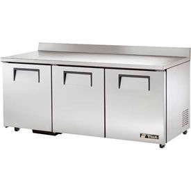 True Food Service Equipment Inc TWT-72-ADA-HC Work Top Refrigerator 3 Section - 72-3/8"W x 30-1/8"D x 33-3/8"H - TWT-72-ADA image.