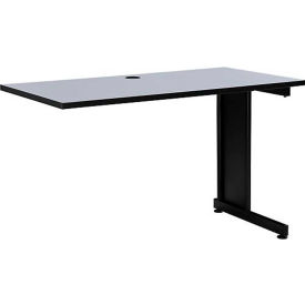 Global Industrial 812235GY Interion® 48" Right Handed Return Table, Gray image.