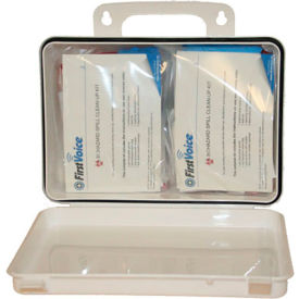 Think Safe First Voice® Bloodborne Pathogen Double Clean-Up Kit Hard Case 