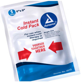 Think Safe Inc IP03a First Voice™ Instant Cold Compress, 5" x 9" image.