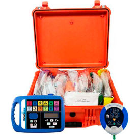 Think Safe Inc M3199x First Voice™ Rugged Case First Aid Responder Kit with AED image.