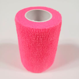 Think Safe Inc TS-3183-10BP First Voice™ 3" x 5 Yards Self Adhesive Bandage, Latex , Pink, Pack of 10 image.