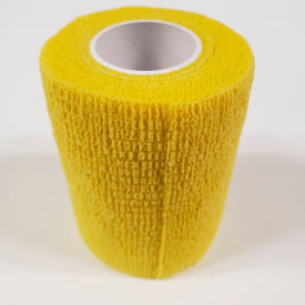 Think Safe Inc TS-3183-10Y First Voice™ 3" x 5 Yards Self Adhesive Bandage, Latex , Yellow, Pack of 10 image.
