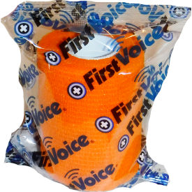 Think Safe Inc TS-3189-4O First Voice™ 3" x 5 Yards Self Adhesive Bandage, Non-Latex , Orange, Pack of 4 image.