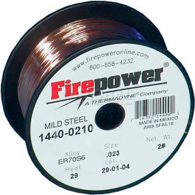 Thermadyne 1440-0210 Firepower® ER70S-6 Mild Steel Solid MIG Welding Wire - .023"- 2 Lb. Spool image.