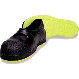 Tingley Rubber Corporation 35211.LG Tingley® 35211 Steel Toe PVC Overshoes, Black/Yellow, Large image.